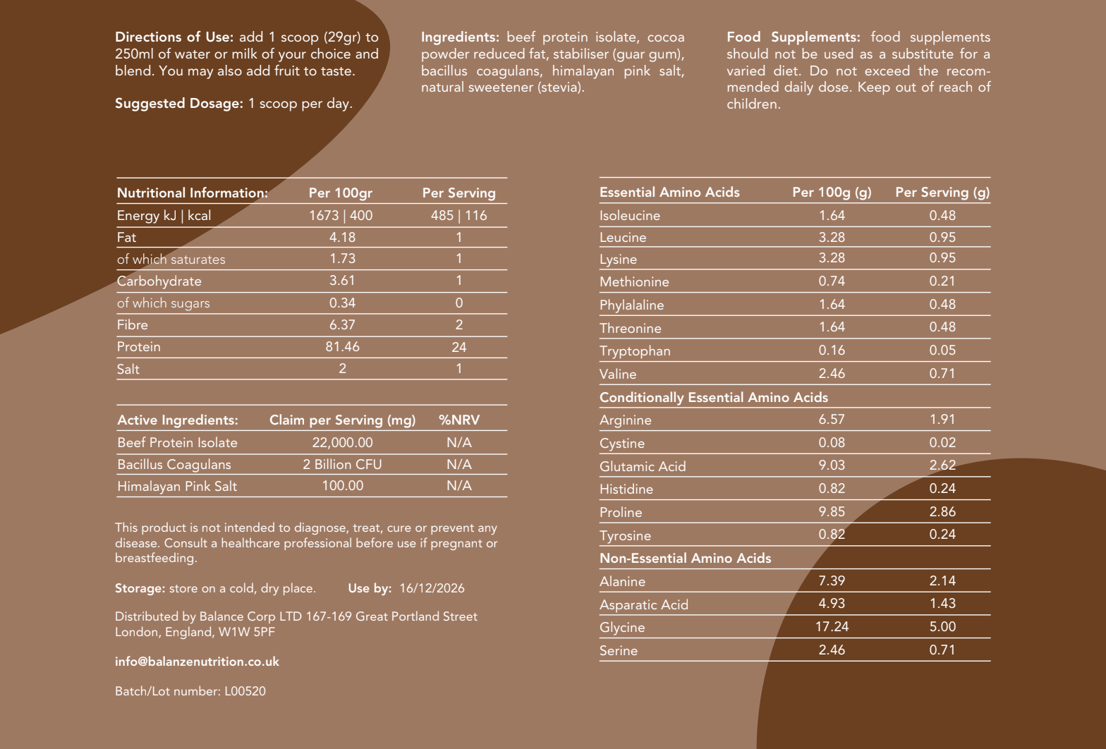 Gut-Friendly Pure Protein - Chocolate